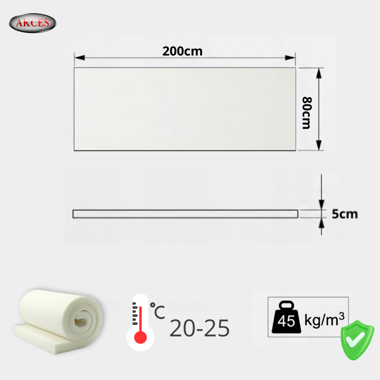 PIANKA VISCO MEMORY WYMIARY 80